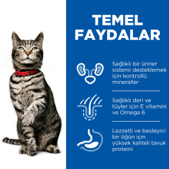 Hill's SCIENCE PLAN Üriner Sağlık Tavuklu +1 Yetişkin Kedi Maması 1.5 Kg