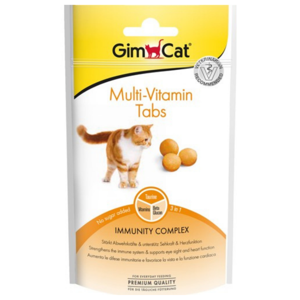 Gimcat Multi Vitamin Tabs Kedi Ödül Tableti 40 Gr