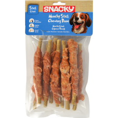 Snacky Munchy Tavuk Sargılı Köpek Ödülü 13 Cm 10 Lu Paket 120 Gr