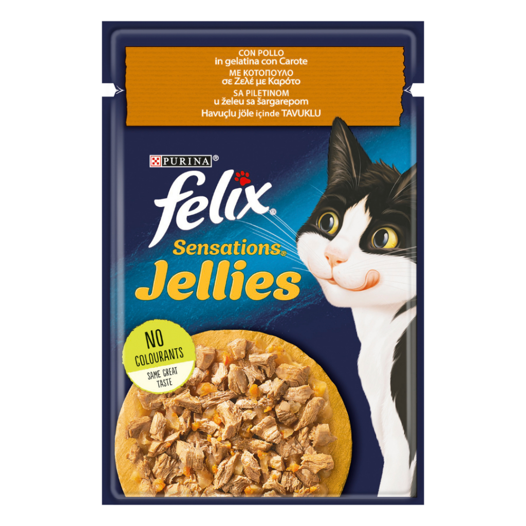 Felix Tavuklu Ve Havuçlu Pouch Kedi Yaş Maması 85 Gr