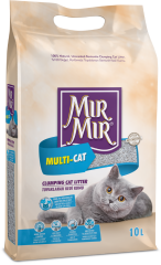 Mırmır Multi Cat Çoklu Kediler Özel Bentonit Kedi Kumu 10 Lt