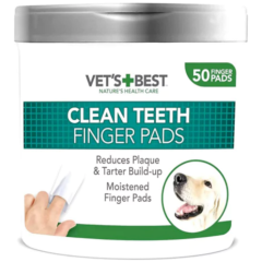 Vet's Best Köpekler İçin Diş Temizleme Parmak Pedi 50 Adet