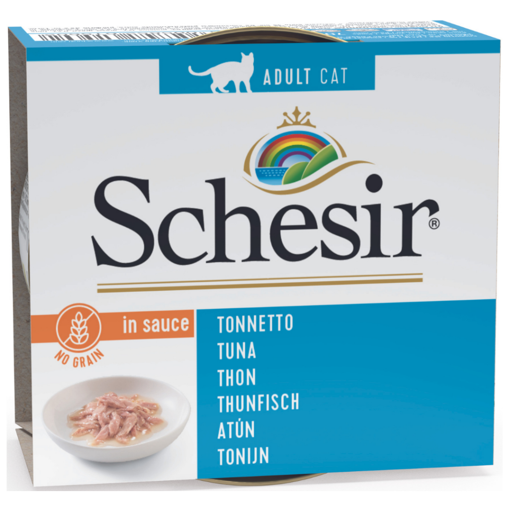 Schesir Cat İn Sauce Ton Balıklı Doğal Soslu Kedi Konservesi 70 Gr