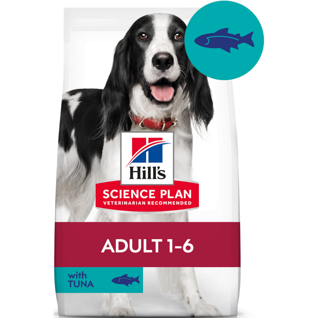 ﻿Hill's SCIENCE PLAN Ton Balıklı ve Pirinçli Orta Irk Yetişkin Köpek Maması 12 Kg