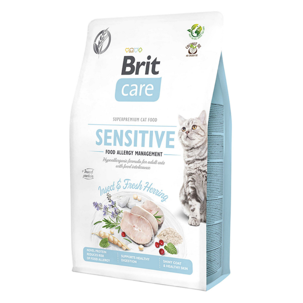 Brit Care Sensitive Hypo Allergenic Böcek Proteinli Tahılsız Yetişkin Kedi Maması 2 Kg