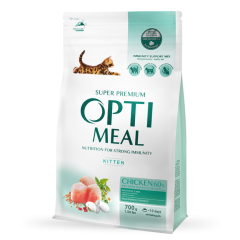 Optimeal Kitten Tavuklu Yavru Kedi Maması 4 Kg