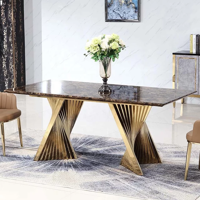Modern Masa Ayak Modeli Gold
