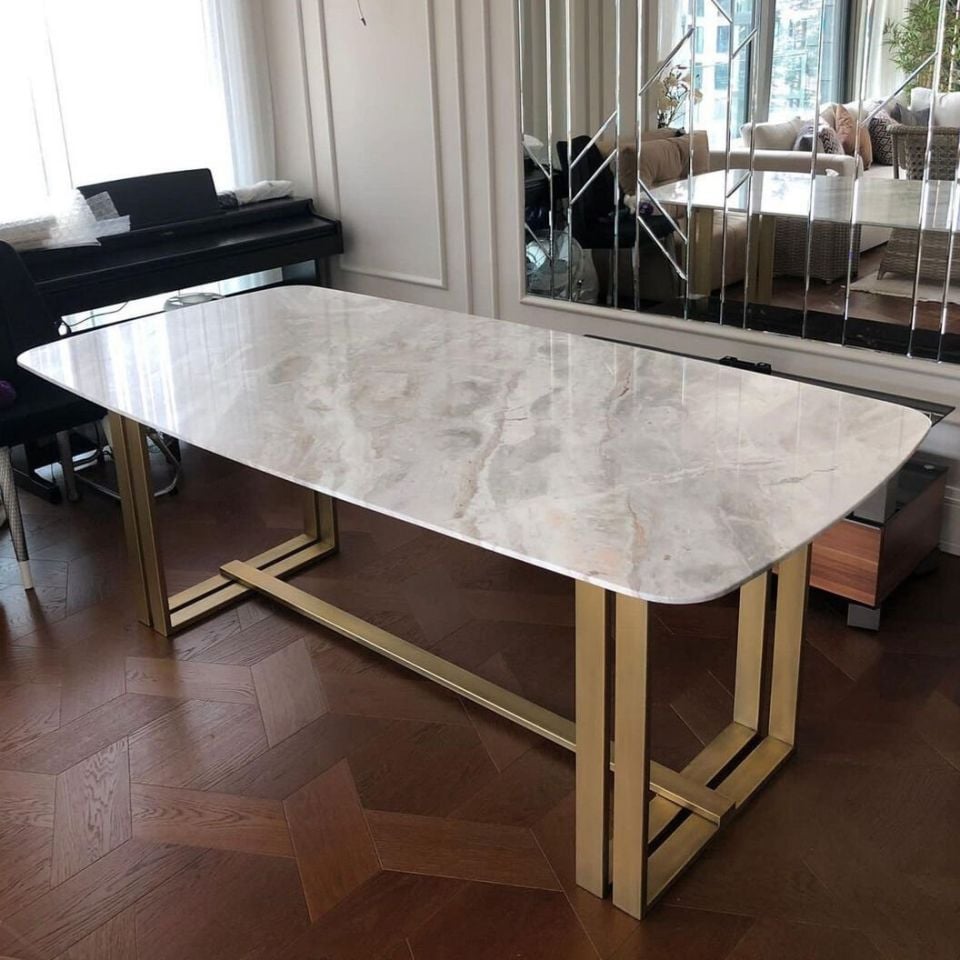 Modern Masa Ayak Modeli Kaplamalı