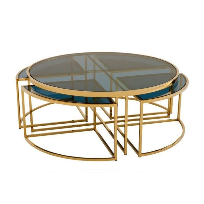 Dilimli Orta Sehpa Gold