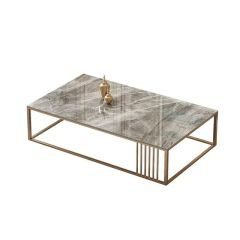 Orta Sehpa Mermer Desenli Mdf Tablalı