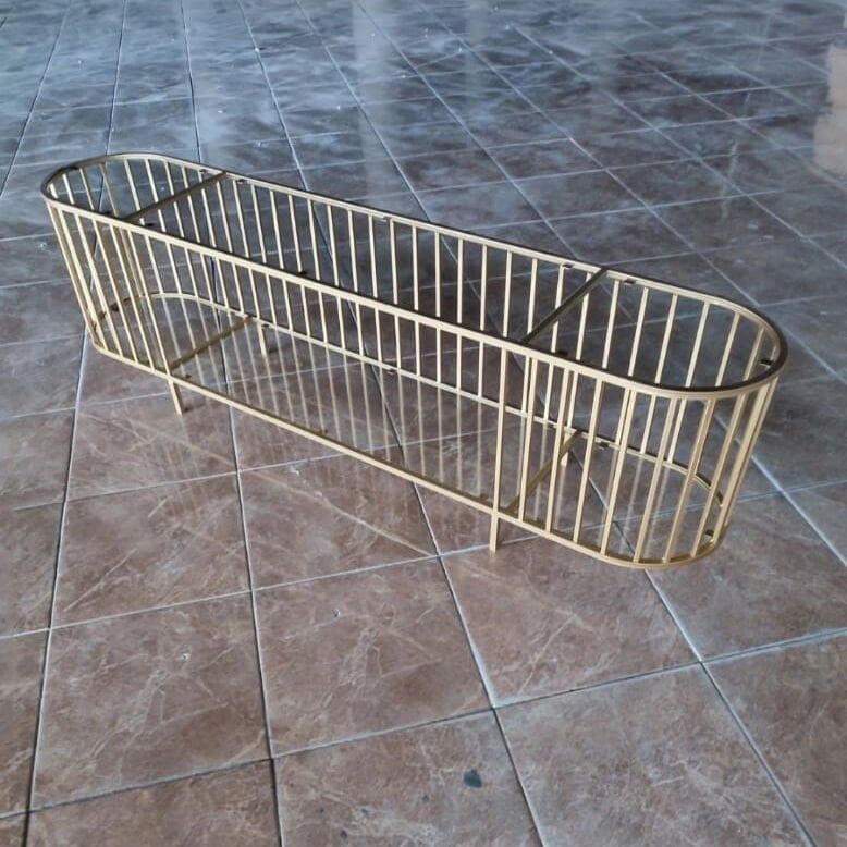 Tv Ünitesi Oval Model Turuncu