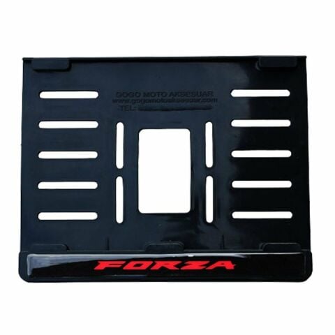 HONDA FORZA UYUMLU 3 PLASTİK (15x24 cm) KIRILMAZ PLAKALIK