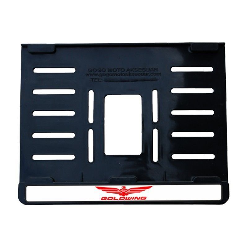 HONDA GOLDWİNG UYUMLU 2 PLASTİK (15x24 cm) KIRILMAZ PLAKALIK