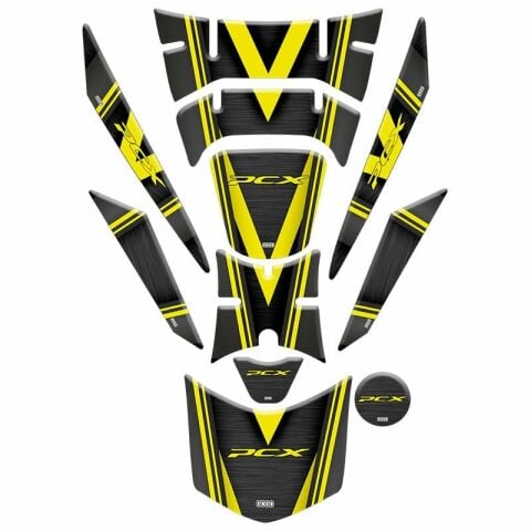 HONDA PCX 2018 - 2020 UYUMLU TANK PAD SET 012