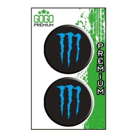 MONSTER 3 (7X7 cm) İKİLİ DAMLA ETİKET