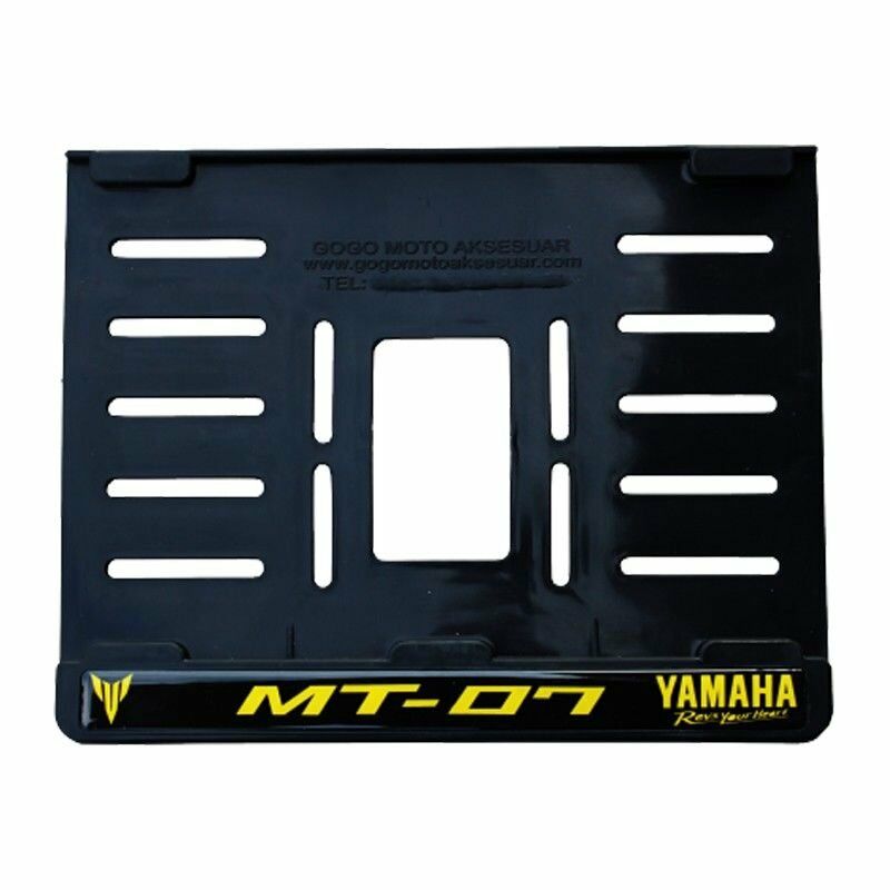 YAMAHA MT-07 UYUMLU 3 PLASTİK (15x24 cm) KIRILMAZ PLAKALIK