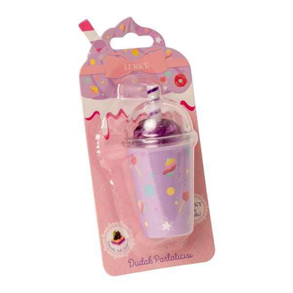 Cupcake Desenli Üzüm Aromalı Dudak Balm