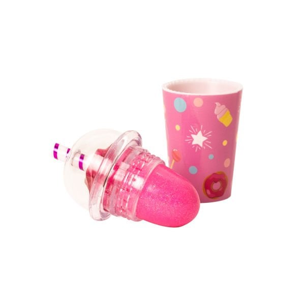 Cupcake Desenli Çilek Aromalı Dudak Balm