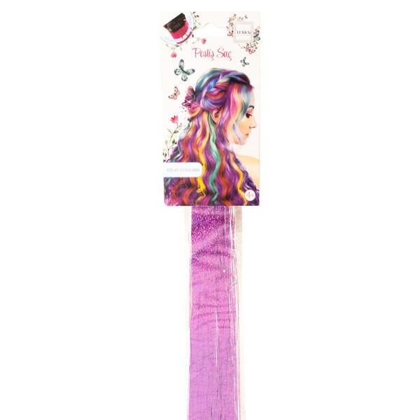 Mor Renkli Saç Tokası 60 cm
