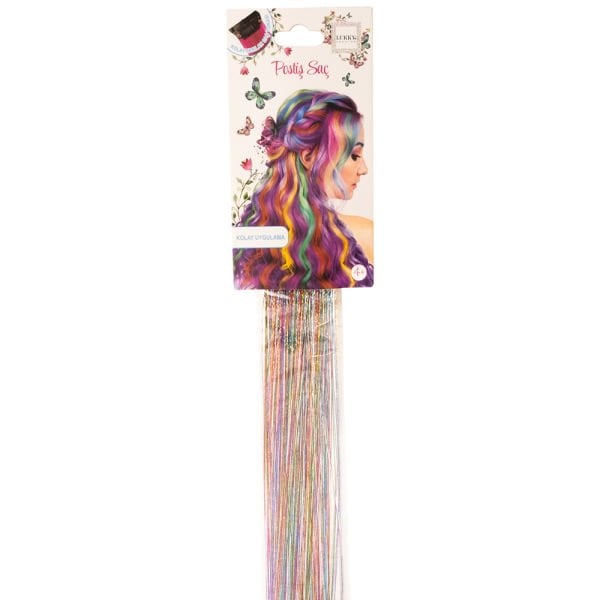 Çok Renkli Saç Tokası 60 cm