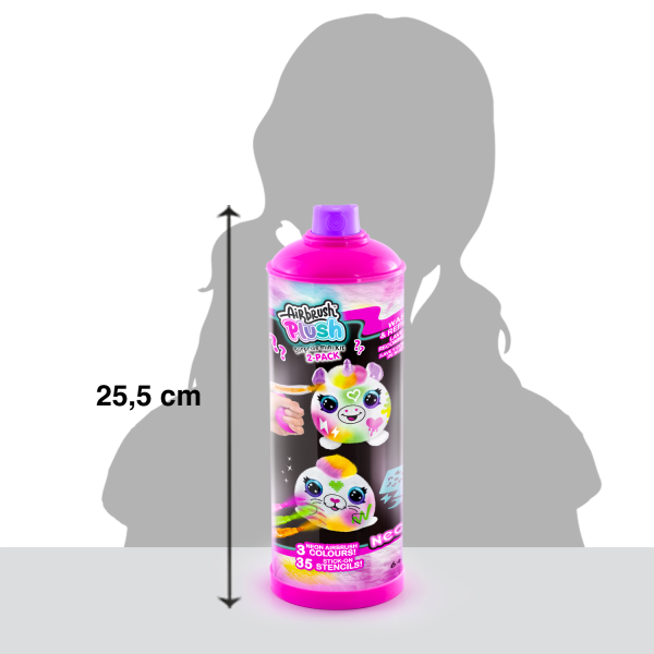 Sürpriz Mini Neon Peluş 2'li Paket