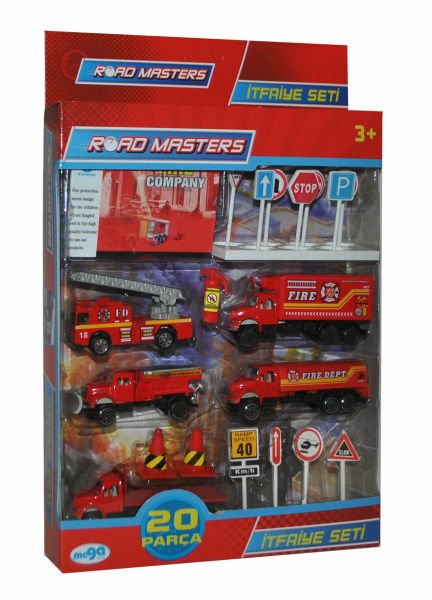 Die Cast İtfaiye Seti 20 Parça