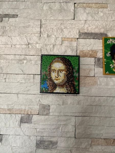Flexi Piksel Sanat Kiti 20x20cm - Mona Lisa