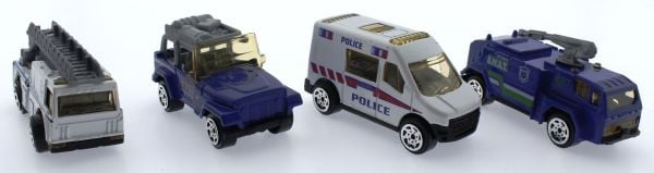 Die Cast 4lü Acil Kurtarma Araçları Seti
