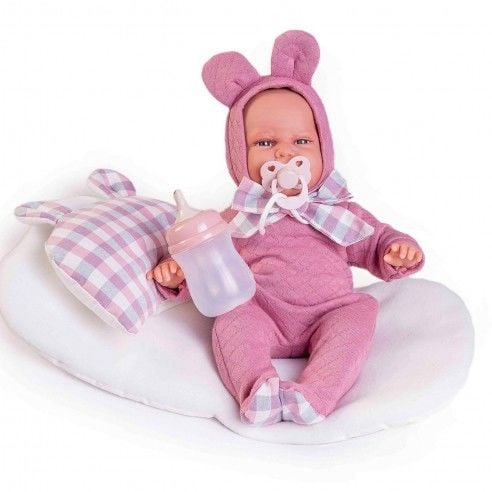 Recian Nacida Baby Carla Orejitas Con Cojin Cuna