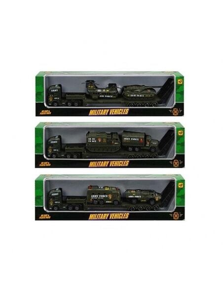 Üçlü Die Cast Set Askeri Araçlar