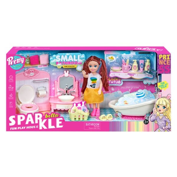Sparkle Bella Princess Banyo Oyun Seti