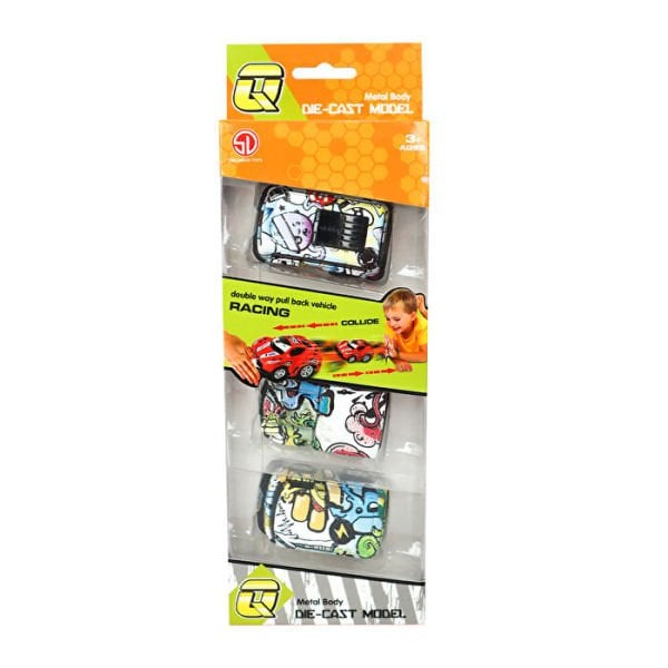 Çek Bırak Grafiti 3lü Araba Seti 2