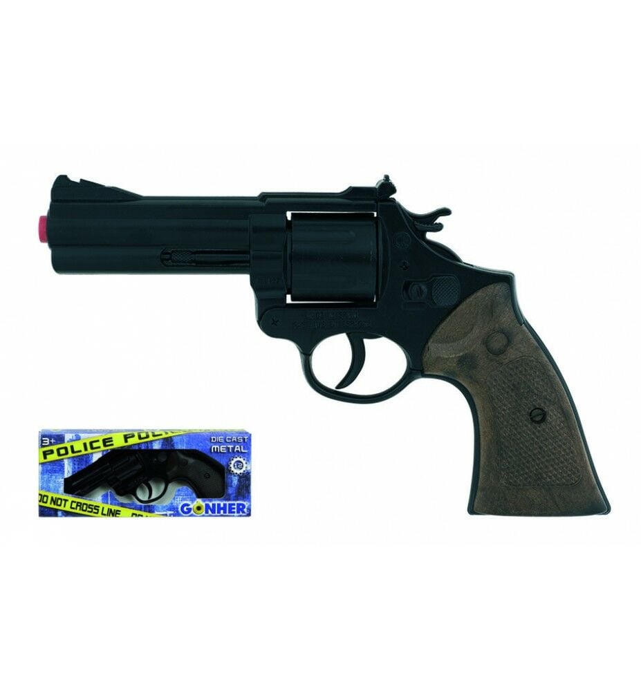 POLİCE REVOLVER 12 SHOTS - BLACK