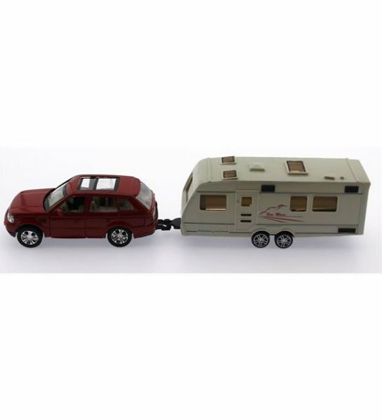 1:48 Ölçekli Die Cast Karavanlı Araç
