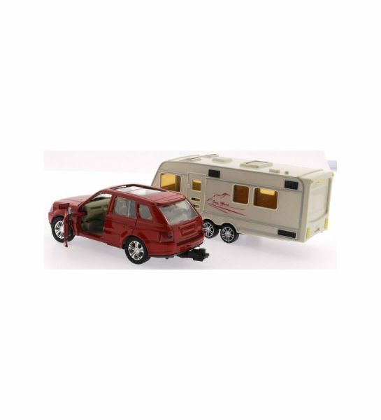 1:48 Ölçekli Die Cast Karavanlı Araç