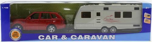 1:48 Ölçekli Die Cast Karavanlı Araç