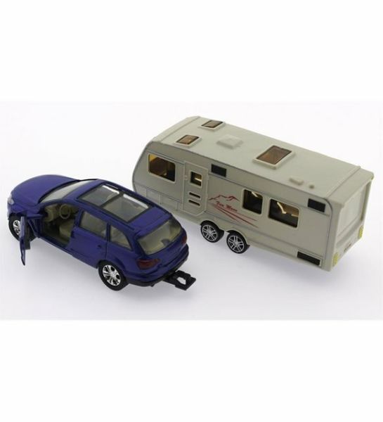 1:48 Ölçekli Die Cast Karavanlı Araç