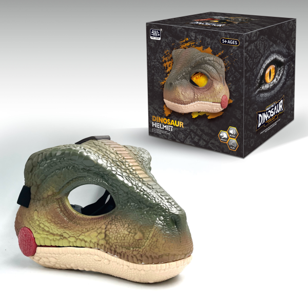 Sesli Velociraptor Maskesi
