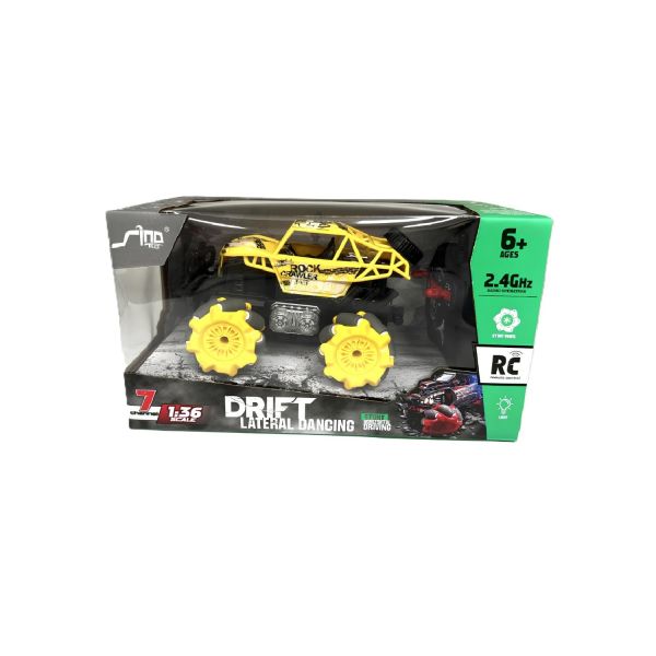 1:36 Uzaktan Kumandalı Drift Car - Turuncu & Sarı