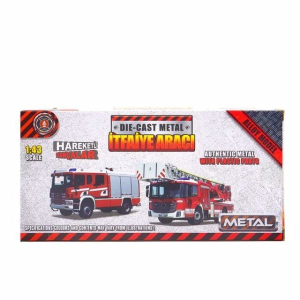 1:43 Ölçekli Die Cast İtfaiye Aracı