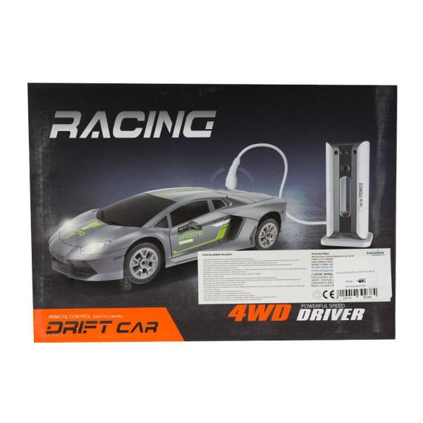 1:24 Uzaktan Kumandalı Sport Drift Car - Siyah & Beyaz