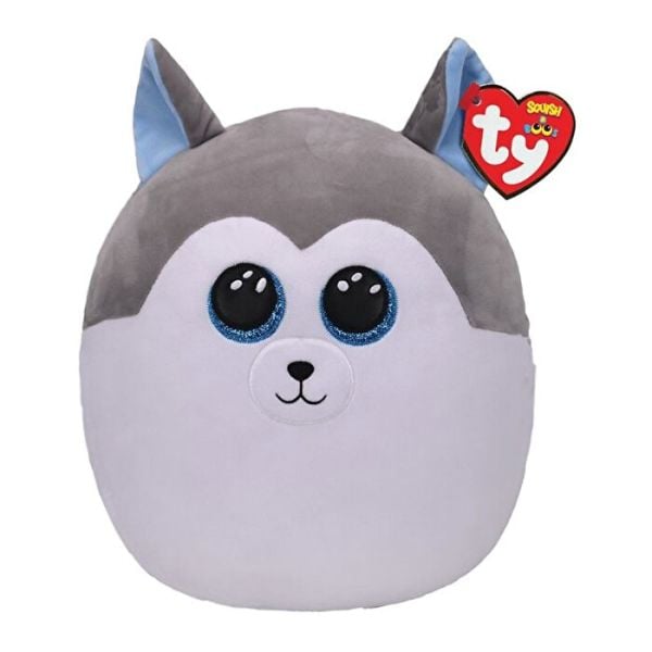 Slush - Gri Sibirya Kurdu Squishy 25 cm.