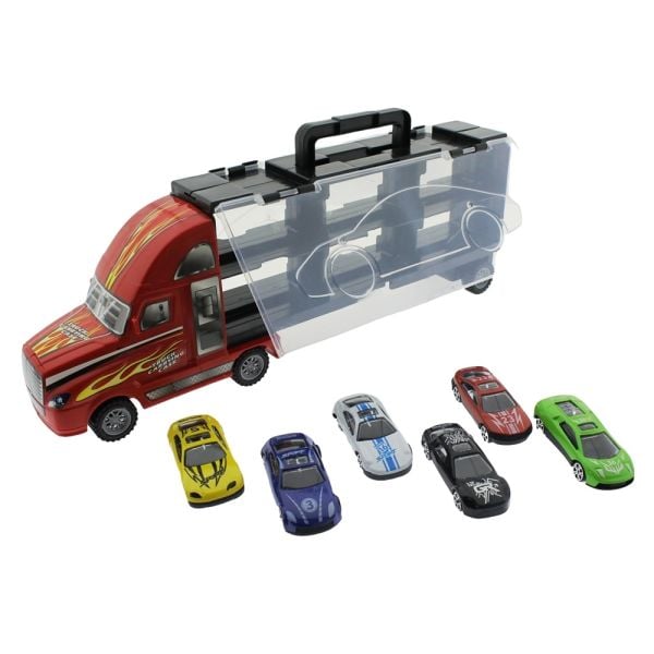Taşınabilir Die Cast Metal Araçlı Kamyon