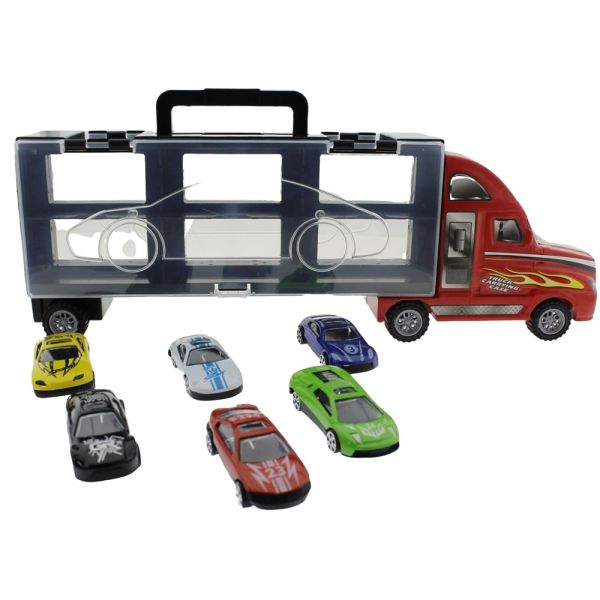 Taşınabilir Die Cast Metal Araçlı Kamyon