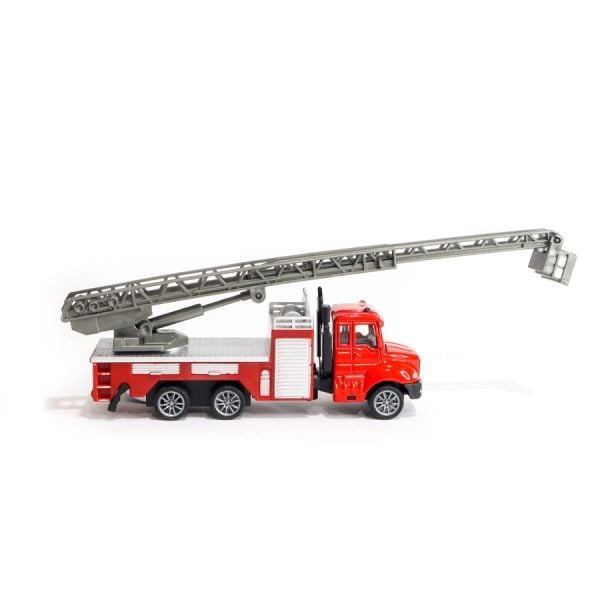 1:64 Ölçekli Die-Cast İtfaiye Asansörlü Kamyon