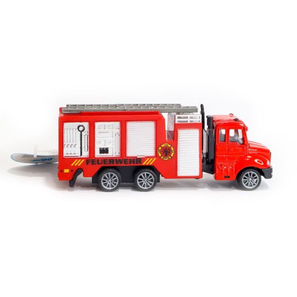 1:64 Ölçekli Die-Cast İtfaiye Asansörlü Kamyon