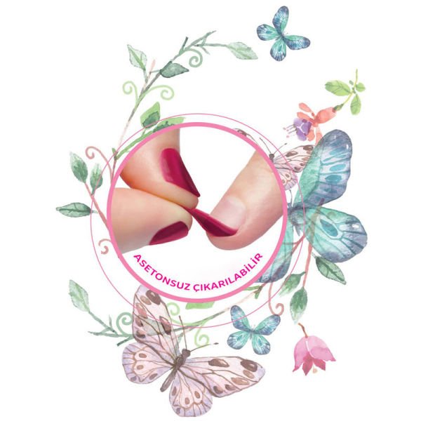 Soyulabilir Oje Pastel Pembe 043
