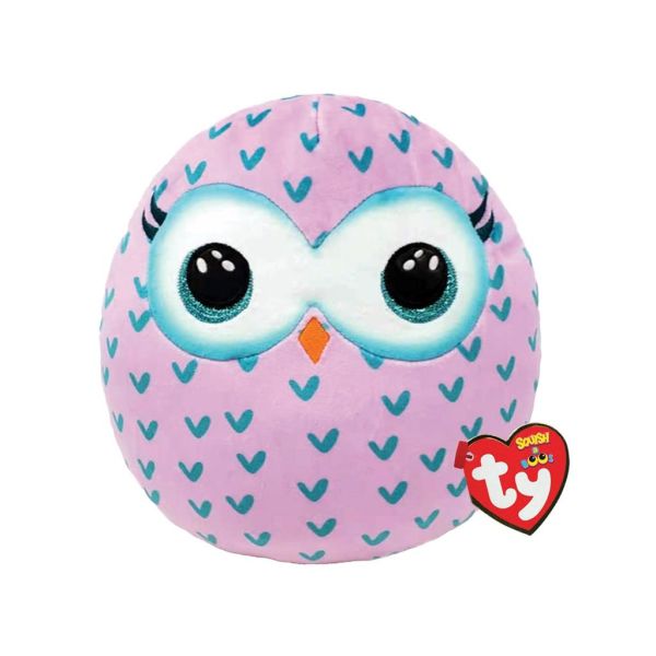 Winks - Pembe Baykuş Squishy 25 cm.