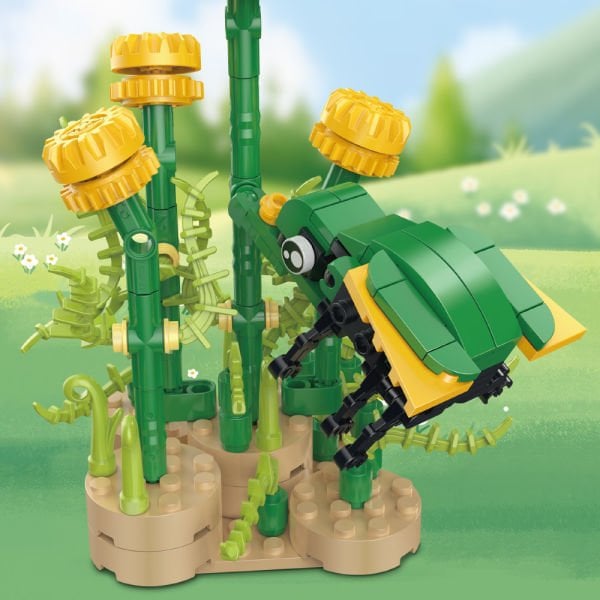 Blok Çiçek Altın Scarab 148 Parça