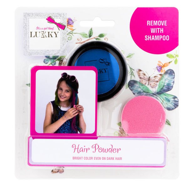 LUKKY SPONGE HAIR CHALK NEON BLUE